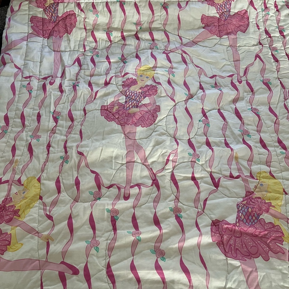 Barbie Pink Ballerina Comforter